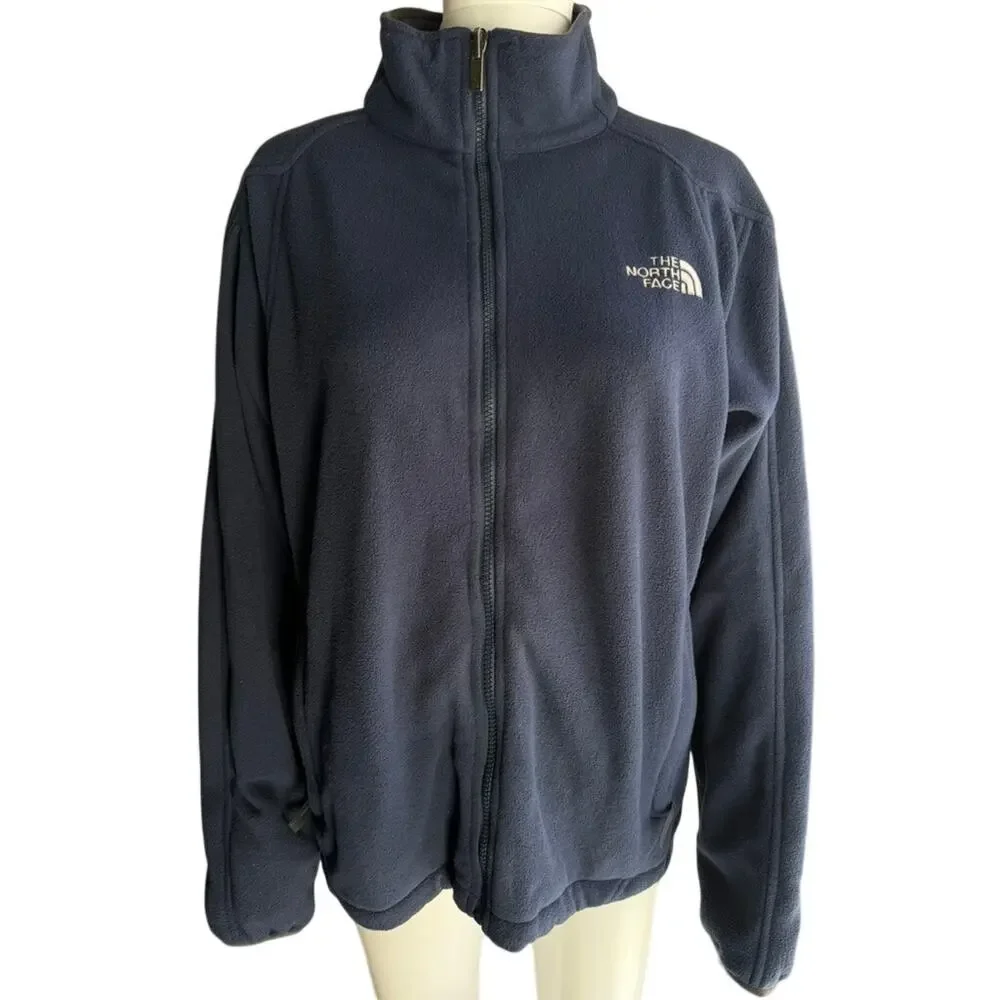 The North Face Glacier Full Zip Fleece Jacket Men’s Small Blue